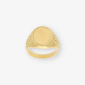 Anillo sello oro 2