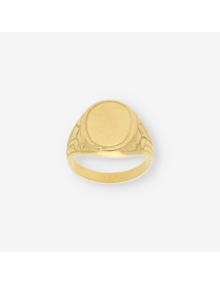 Anillo sello oro