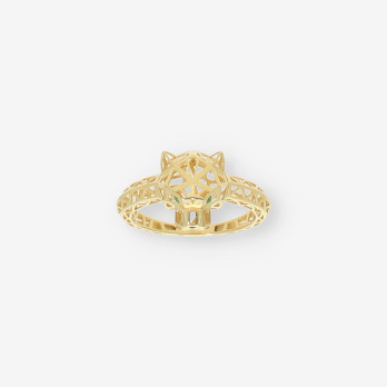 Anillo oro Pantera calado
