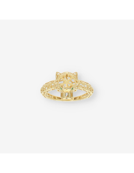Anillo oro Pantera calado