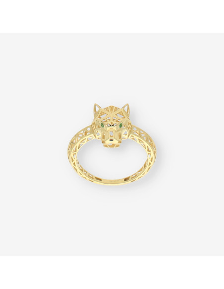 Anillo oro Pantera calado