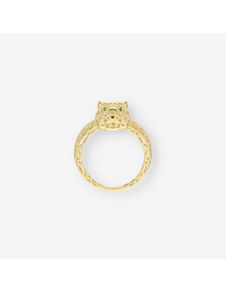 Anillo oro Pantera calado