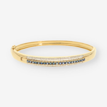 Esclava zafiros oro y brillantes