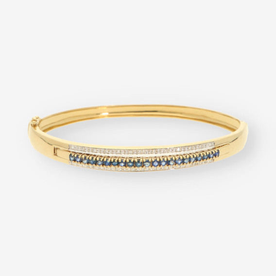 Esclava zafiros oro y brillantes