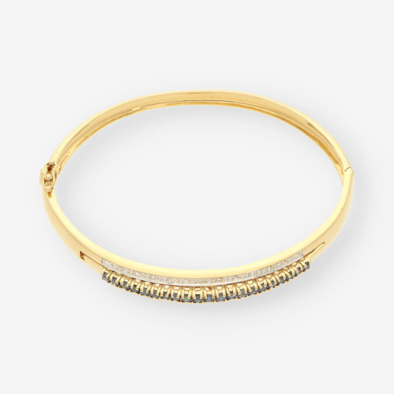 Esclava zafiros oro y brillantes
