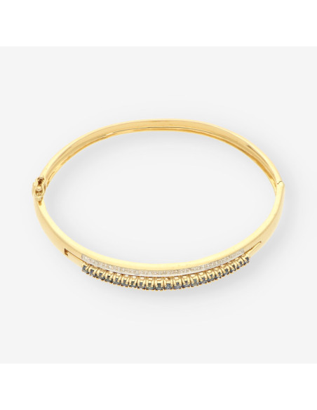 Esclava zafiros oro y brillantes