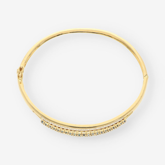 Esclava zafiros oro y brillantes