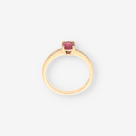 Anillo RubÃ­ oro y brillantes