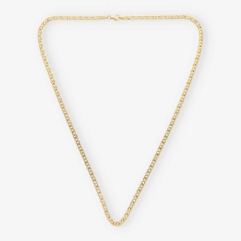 Cadena plana 60cm en oro 18kt