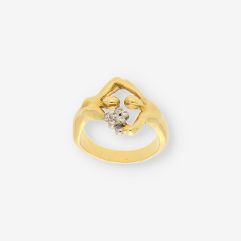 Anillo oro y bri PUIG DORIA 2