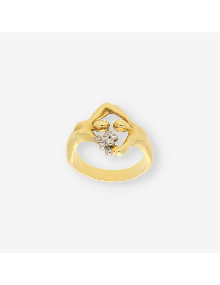 Anillo oro y bri PUIG DORIA