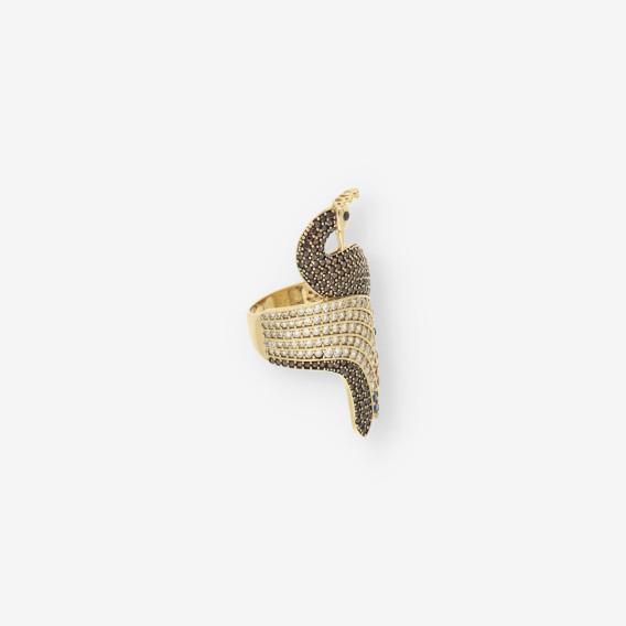 Anillo Pavo Real oro