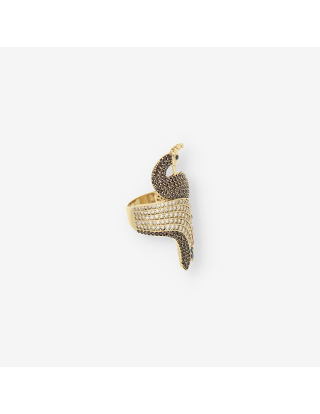 Anillo Pavo Real oro