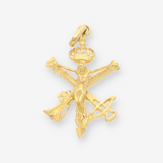 Colgante cristo legionario oro