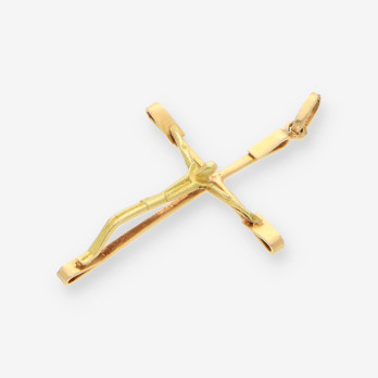 Colgante cruz oro 2