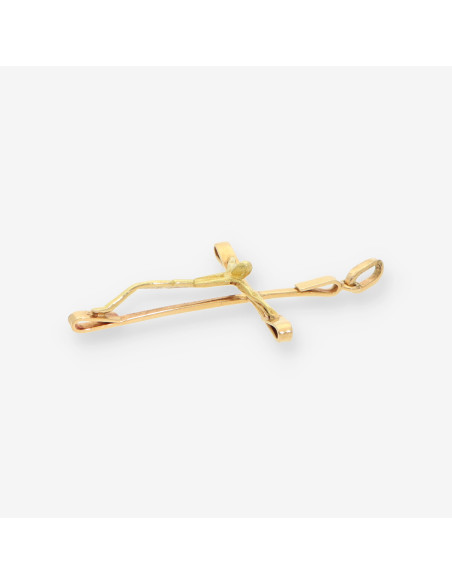 Colgante cruz oro