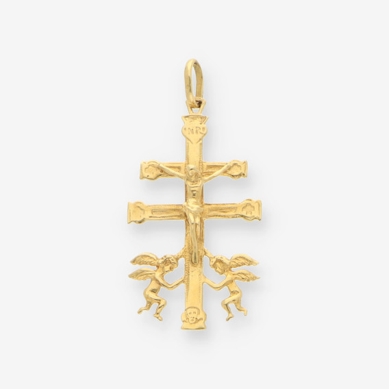 Cruz caravaca oro