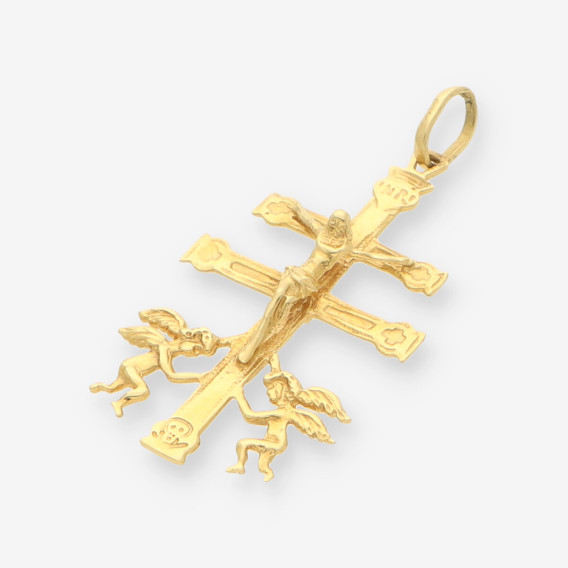 Cruz caravaca oro