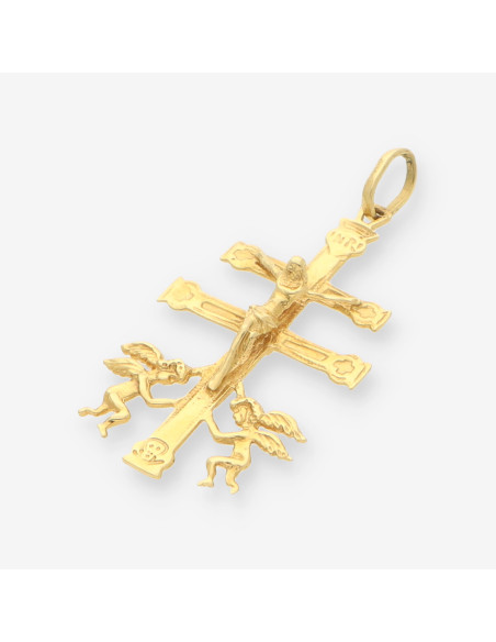Cruz caravaca oro