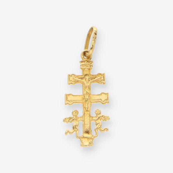 Cruz caravaca oro