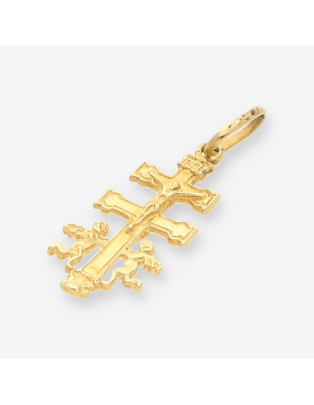 Cruz caravaca oro