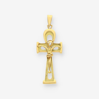 Cruz de la vida oro