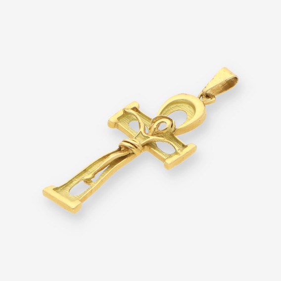 Cruz de la vida oro
