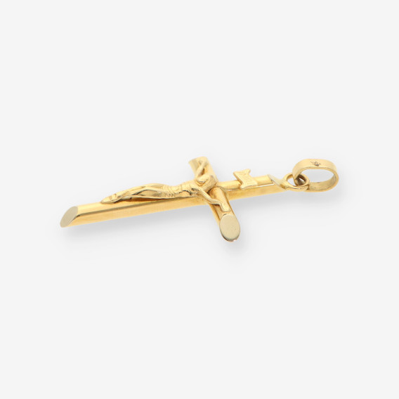 Cruz con Cristo oro