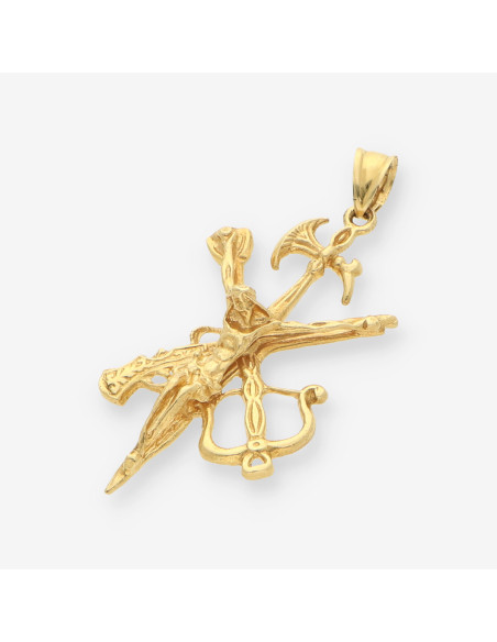 Colgante cruz oro legionario