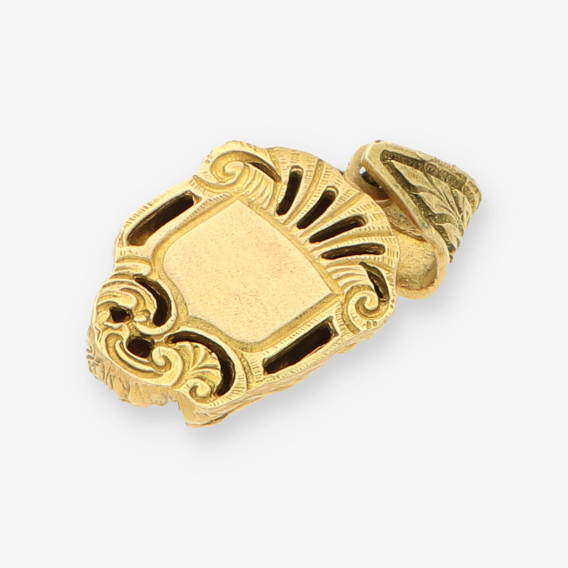 Colgante cara cristo oro