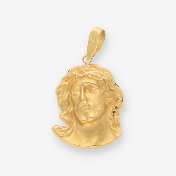 Colgante cara Cristo oro