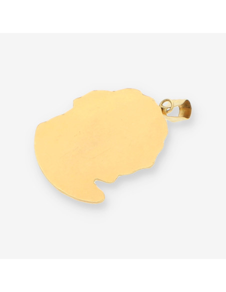 Colgante cara Cristo oro