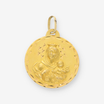 Medalla Virgen oro 2