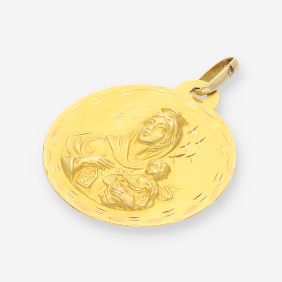 Medalla Virgen oro