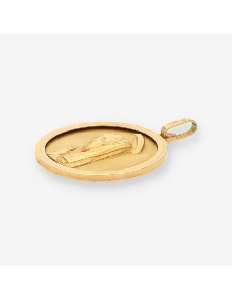 Medalla virgen oro