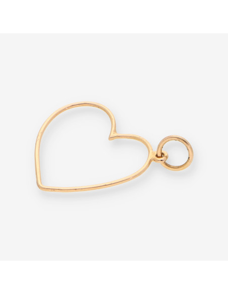 Colgante corazÃ³n oro