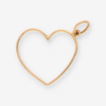 Colgante corazÃ³n oro