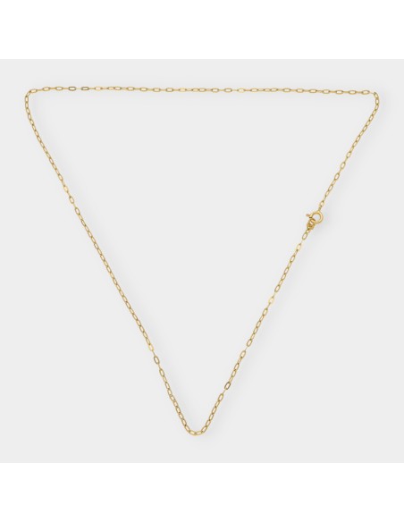 Cadena forzada en oro 18kt