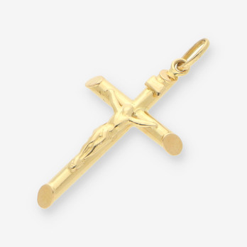 Colgante cruz oro 2