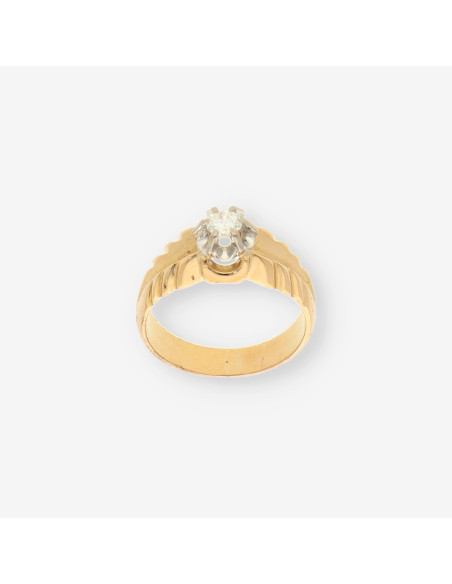 Anillo oro y brillantes