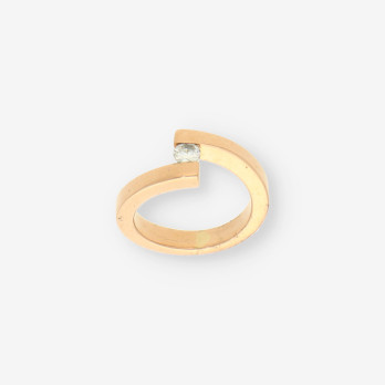 Anillo oro y brillantes 2