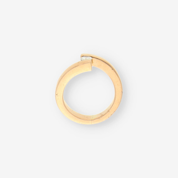 Anillo oro y brillantes