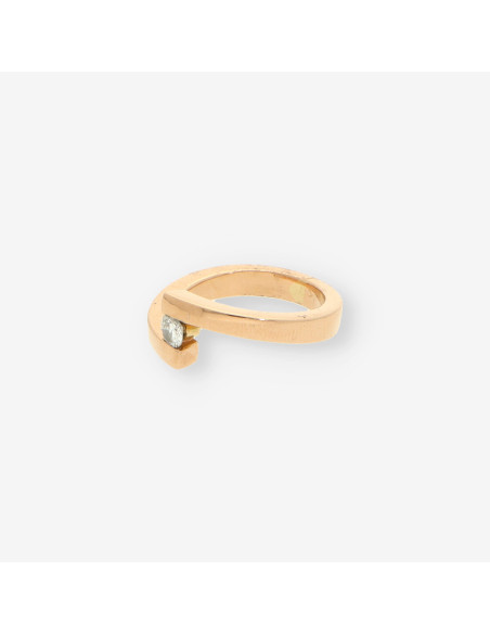 Anillo oro y brillantes