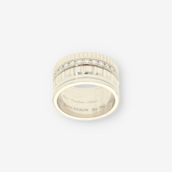 Anillo Boucheron oro bl. y brillantes 2