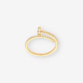 Anillo CARTIER Just Clau oro y brillante 2