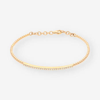 Pulsera oro y brillantes