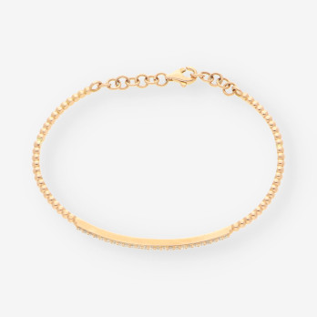 Pulsera oro y brillantes 2