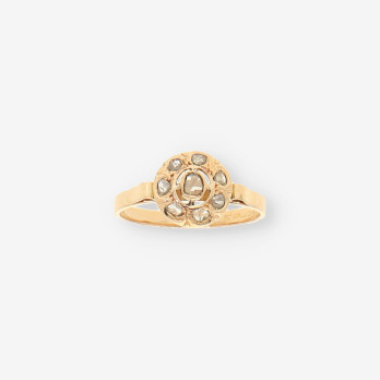 Anillo oro y Diamantes
