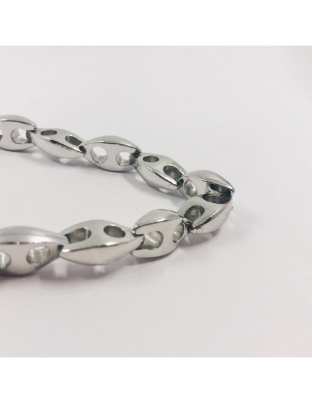 Cadena en oro blanco Macizo 18kt