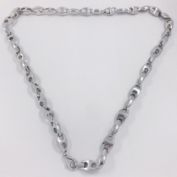 Cadena en oro blanco Macizo 18kt